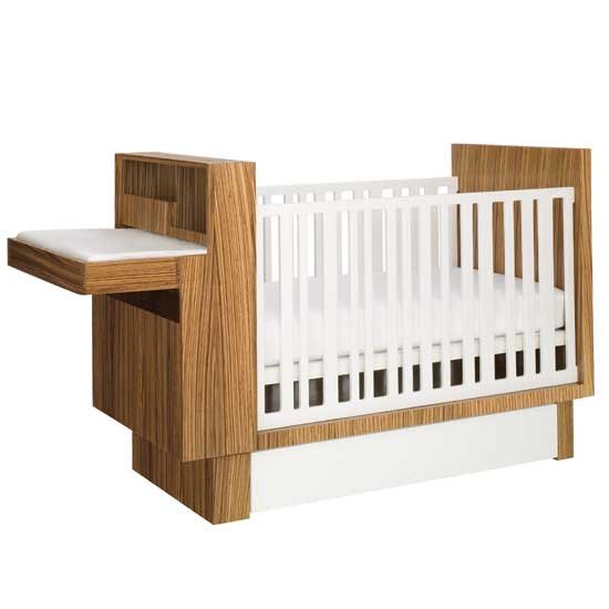 Crib with Changing Table